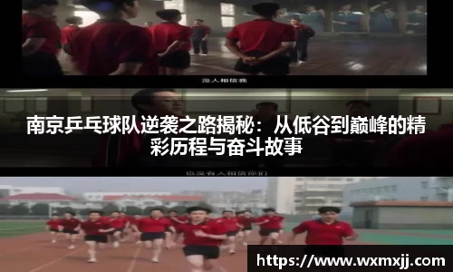 南京乒乓球队逆袭之路揭秘：从低谷到巅峰的精彩历程与奋斗故事